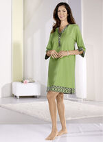 Zweierpack Nachthemden mit 3/4 langen Ärmeln  