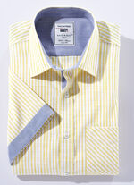 Gestreiftes "Milano Italy"-Hemd in 4 Farben GELB-WEISS GESTREIFT