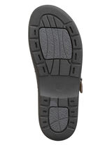 GINO GALANTE Clog aus genarbtem Nappaleder SCHWARZ