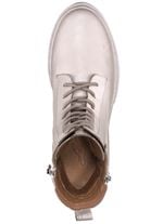 Libelle Schn&uuml;r-Stiefelette BEIGE