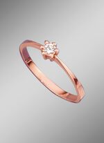 Damenring mit lupenreinem Brillant 