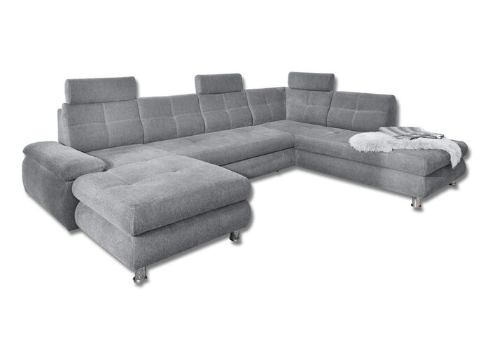 Formschöne Wohnlandschaft mit Funktion GRAU