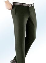 "Klaus Modelle"-Unterbauchhose aus Flanell in 2 Farben OLIV