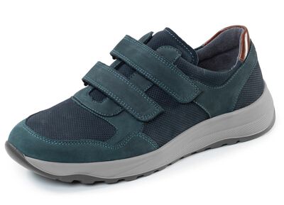 Waldl&auml;ufer, bequeme Herren-Slipper, Weite K, mit herausnehmbarem Fu&szlig;bett 