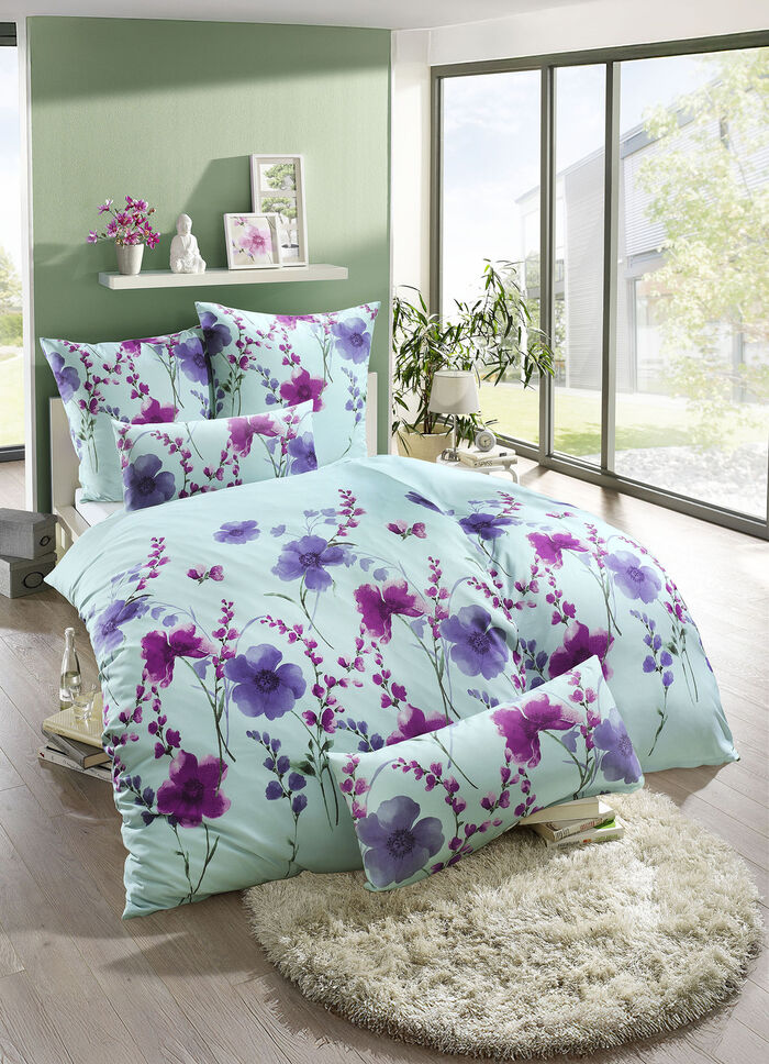 Bettwäsche-Garnitur in Mikrofaser-Qualität 