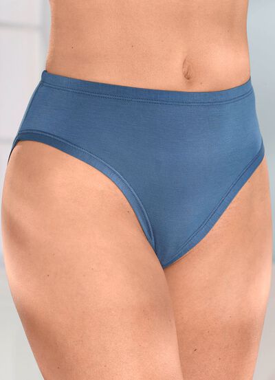 Viererpack Slips mit tragangenehmer Viskose 