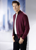 Klassische "King's Road"-Jacke in 3 Farben BORDEAUX MELIERT