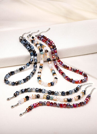 Wundervoll funkelndes Schmuck-Set, 2-teilig 