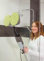 Livington SteamTwister Dampf-Rotationsmopp SCHWARZ