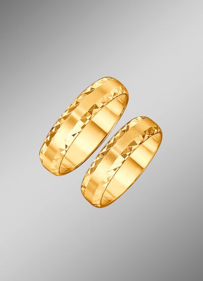 Diamantierter Trauring 