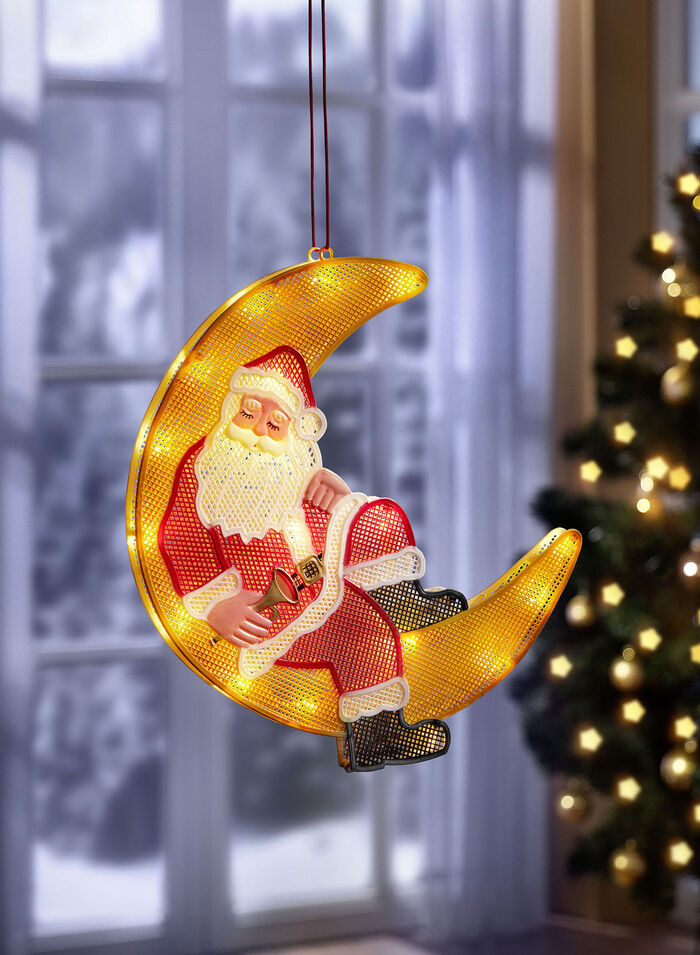 Beleuchtetes Fensterbild 