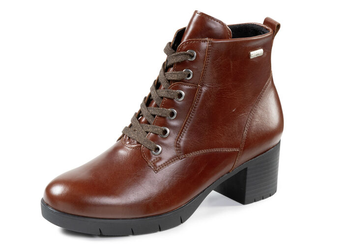 Waldläufer, atmungsaktive Damen-Stiefeletten, Weite H, mit herausnehmbarem Fußbett BRAUN