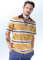 Poloshirt mit Stickerei im Vorderteil 