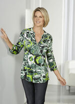 Shirt-Tunika mit aufspringenden F&auml;ltchen 