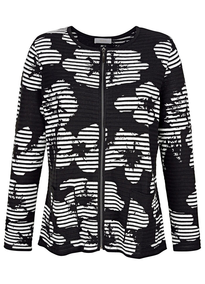Strickjacke in Feinstrick 