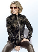 Kurzjacke mit Camouflage-Dessin 