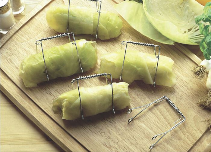 Rouladenklammern, 10-teilig, aus rostfreiem Edelstahl 