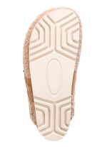 Laurina Pantoffel aus weichem Pl&uuml;sch mit Veloursbesatz 