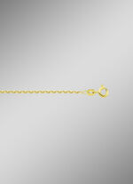 Diamantierte Ankerkette aus Gold 