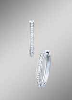 Creolen mit Diamanten 