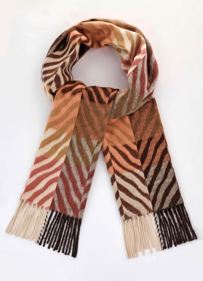 Schal mit Fantasiedessin 