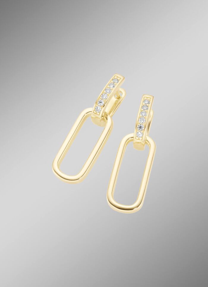 Vergoldete Klappcreolen 