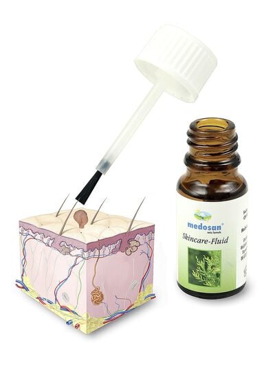 Skincare-Fluid gegen Stiel- oder Alterswarzen 