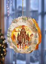 Beleuchtetes Fensterbild 