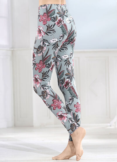 Laurina Zweierpack Leggings mit bequemem Dehnbund 