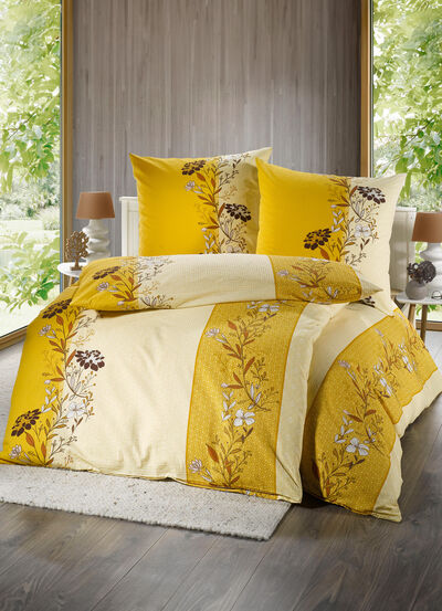 Bügelfreie Seersucker Bettwäsche-Garnitur 