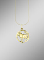 Sternzeichen-Anhänger in Silber 925/- fein 