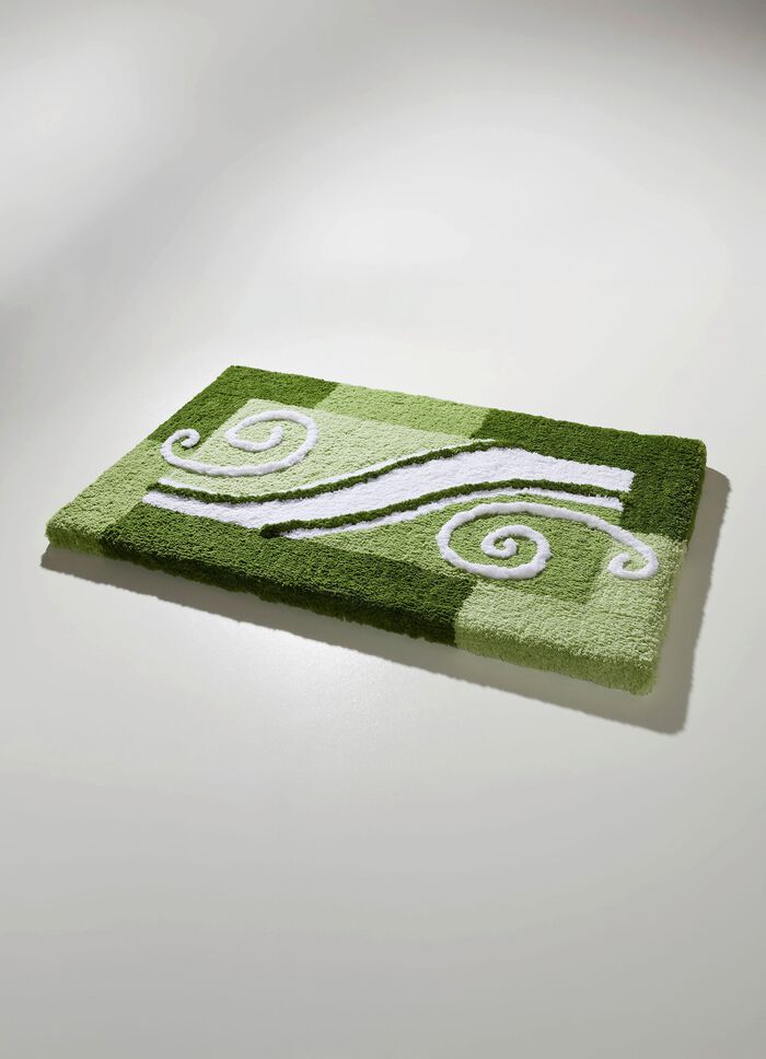 Badvorleger mit rutschhemmend beschichteter R&uuml;ckseite 