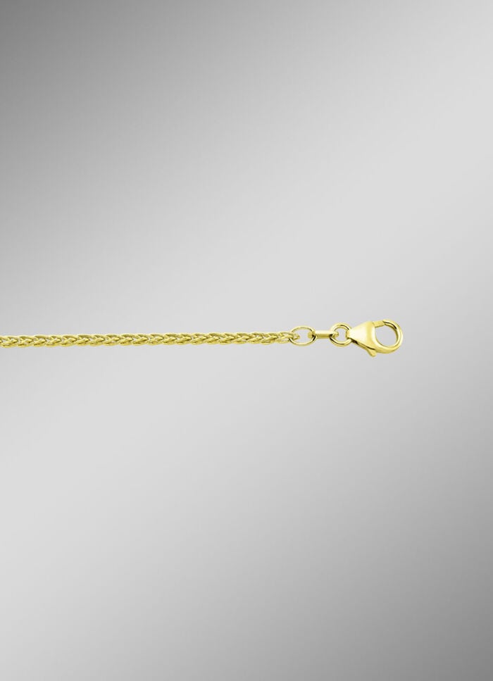 3-fach Zopfkette aus Gold 