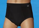 Herren Inkontinenz-Slip SCHWARZ