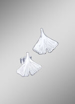 Ohrstecker "Ginkgoblatt" 