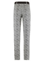 Hose in angesagter Tierfell-Dessinierung GRAU-SCHWARZ