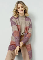 Strickjacke in Garnmix 