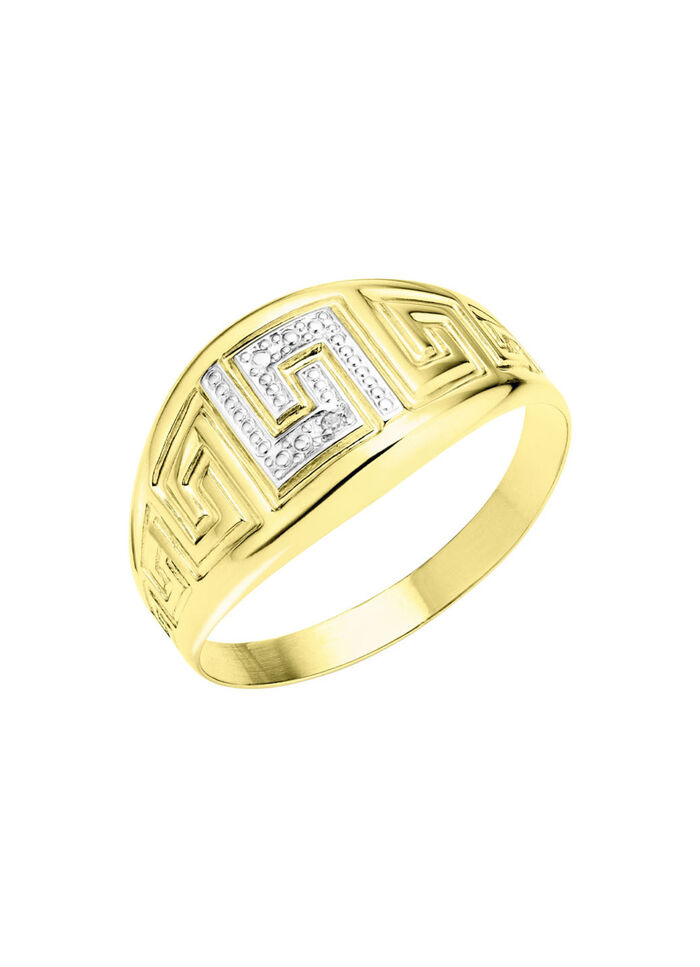 Schicker Damenring in Bicolor 