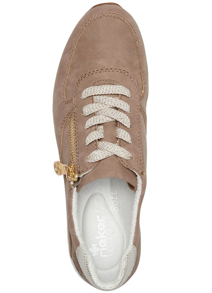 Rieker Sneaker mit seitlichem Rei&szlig;verschluss SAND