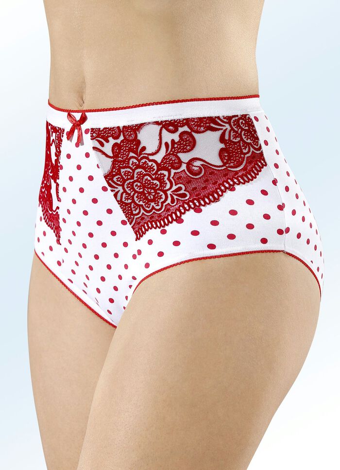 Viererpack Slips mit Elastikt&uuml;ll 