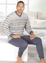 Set: Schlafanzug und Shorty mit V-Ausschnitt 