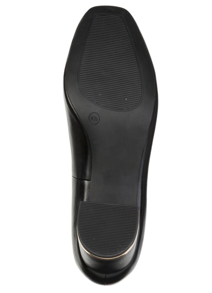 ELENA EDEN, elegante Damen-Pumps, Weite G, mit Lederfutter SCHWARZ