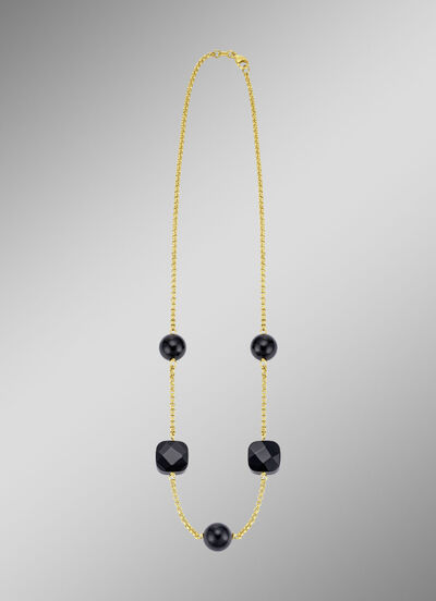 Halskette mit echtem Achat 