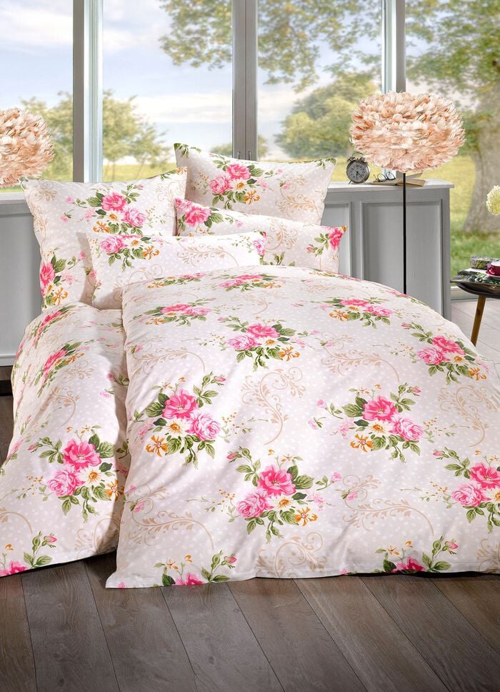 Bettwäsche-Garnitur aus 100% Baumwolle 