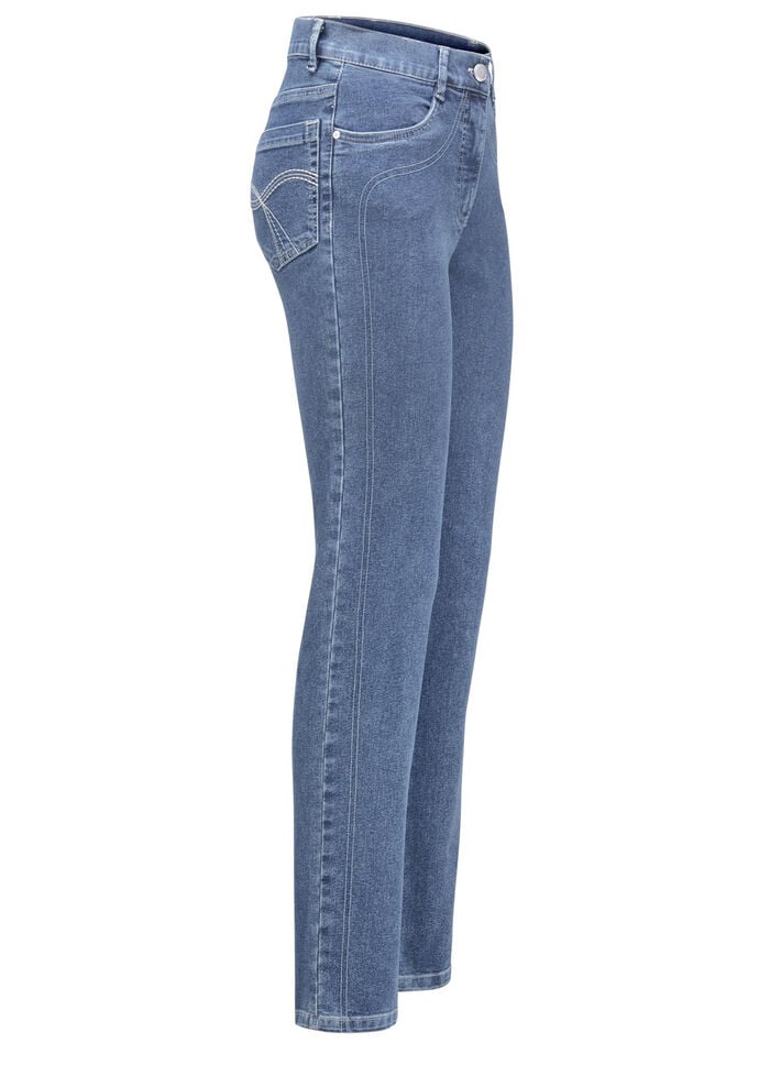Power-Stretch-Jeans JEANSBLAU