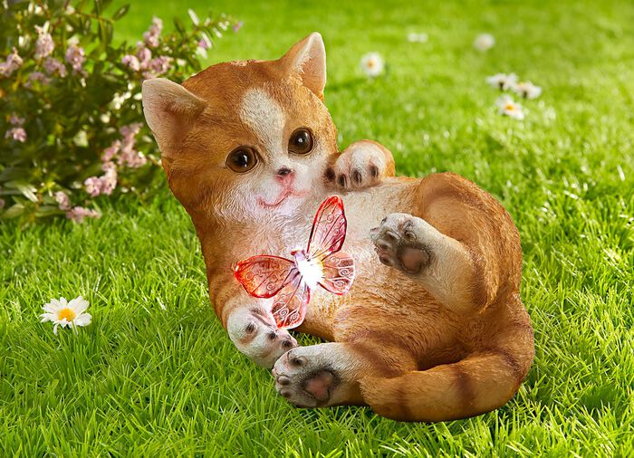 K&auml;tzchen mit Solar-Schmetterling 