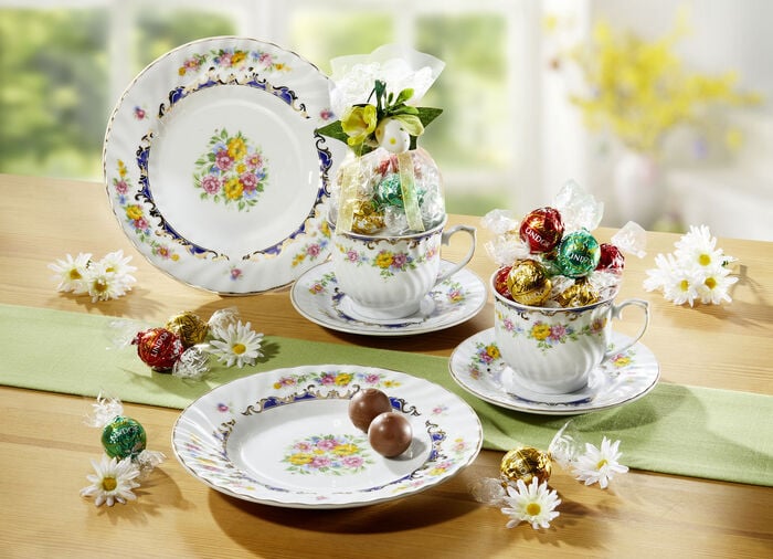 Gedeck-Set aus feinstem Porzellan 