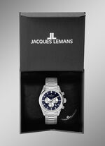 Sportliche Herrenuhr aus massiv Edelstah 