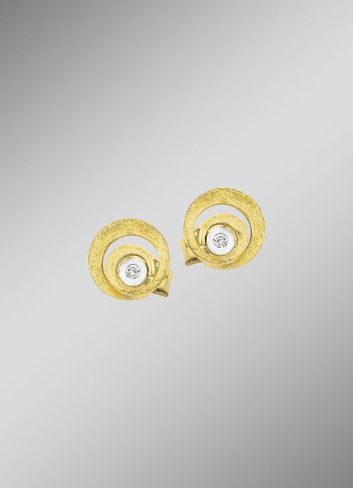 Elegante Ohrstecker mit Brillant 