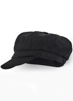 Elegante Damen-Ballonm&uuml;tze, mit r&uuml;ckw&auml;rtigem Elastikeinsatz 